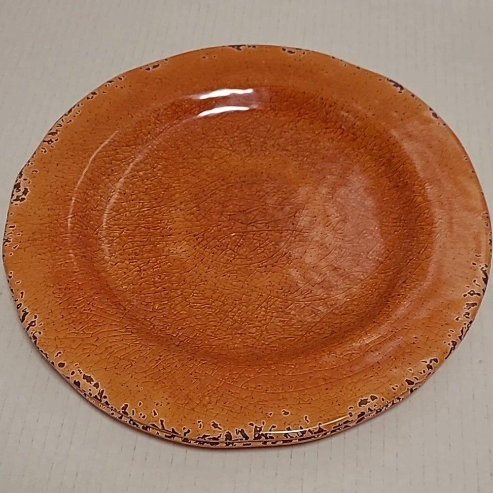 NWT Pair of Pier 1 Carmelo Melamine Plates